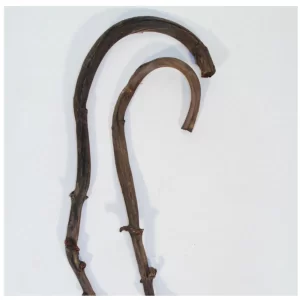 Dekorativni banana ud lakiran v natur barvi.