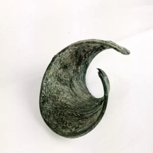 Slonji uhelj frosted zelene barve.